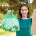 What is the replacement of plastic bags?